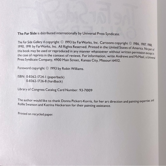 Vintage The Far Side Gallery 4 by Gary Larson - Black and White Art Book - Picture 4 of 15